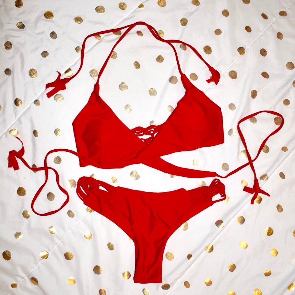 Red bikini